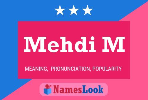 Mehdi M Namensposter