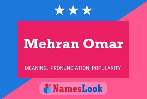 Mehran Omar Namensposter