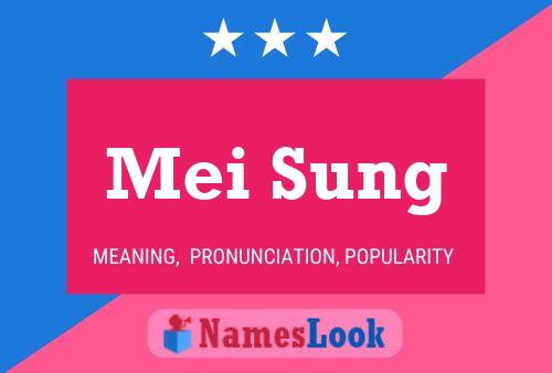 Mei Sung Namensposter