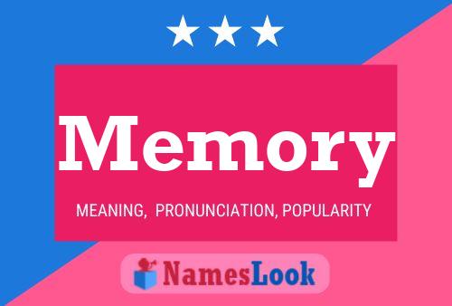 Memory Namensposter