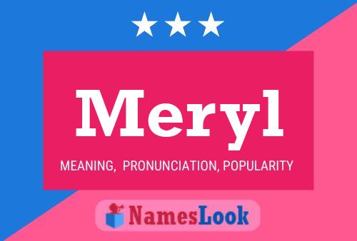 Meryl Namensposter