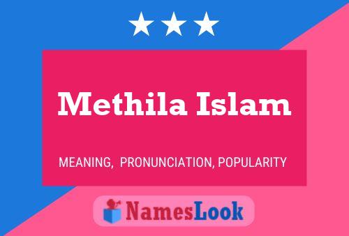 Methila Islam Namensposter