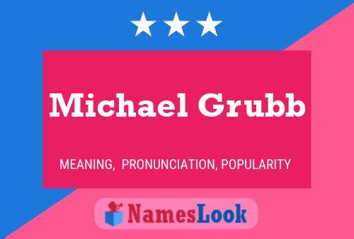 Michael Grubb Namensposter