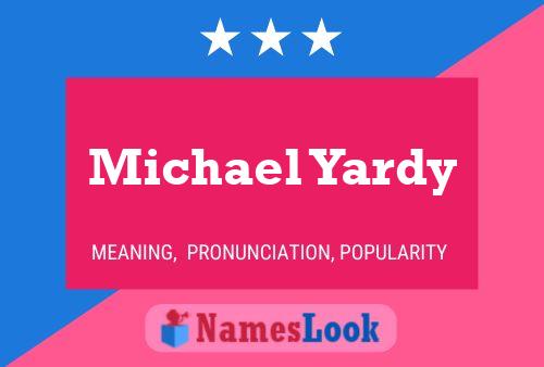 Michael Yardy Namensposter