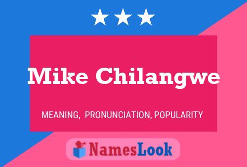 Mike Chilangwe Namensposter