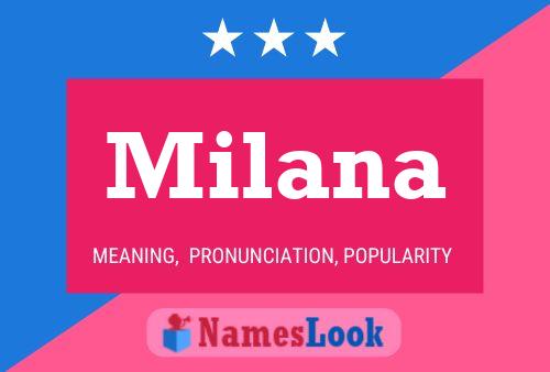 Milana Namensposter