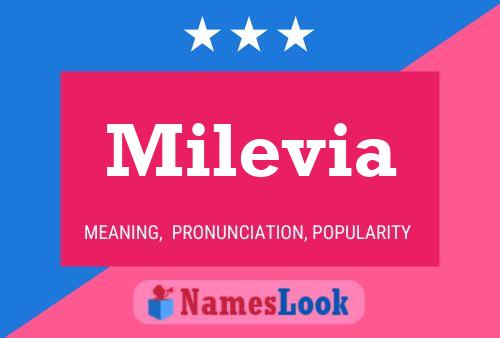 Milevia Namensposter