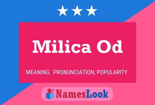 Milica Od Namensposter