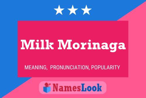 Milk Morinaga Namensposter