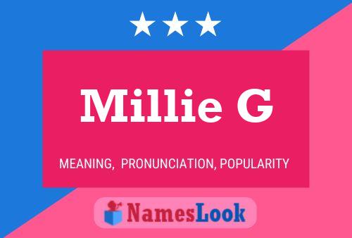 Millie G Namensposter