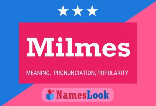 Milmes Namensposter