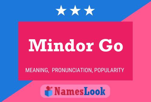 Mindor Go Namensposter