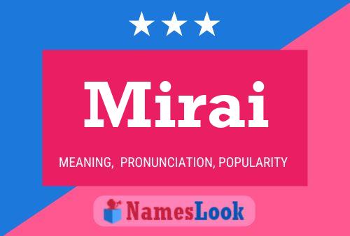 Mirai Namensposter