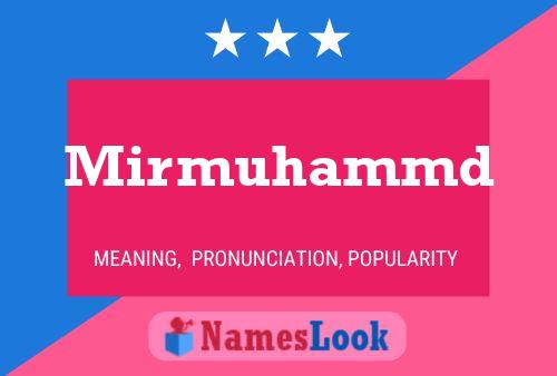 Mirmuhammd Namensposter