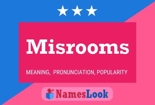 Misrooms Namensposter