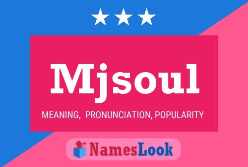 Mjsoul Namensposter