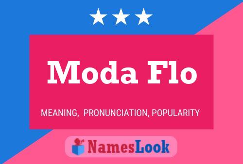 Moda Flo Namensposter