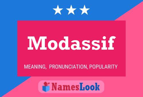 Modassif Namensposter