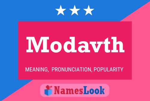 Modavth Namensposter