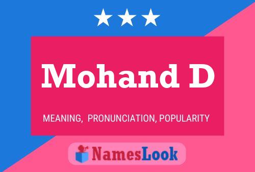 Mohand D Namensposter