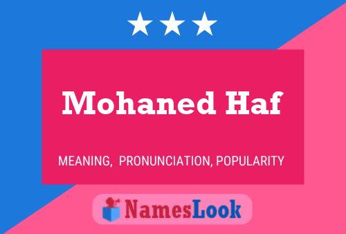 Mohaned Haf Namensposter