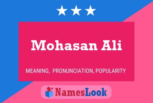 Mohasan Ali Namensposter