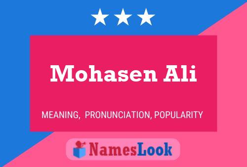 Mohasen Ali Namensposter