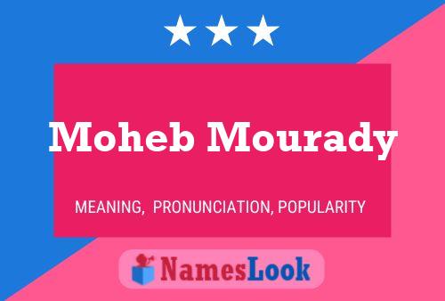 Moheb Mourady Namensposter