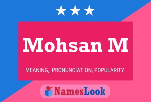 Mohsan M Namensposter