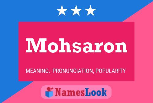 Mohsaron Namensposter