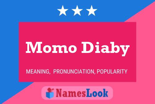 Momo Diaby Namensposter