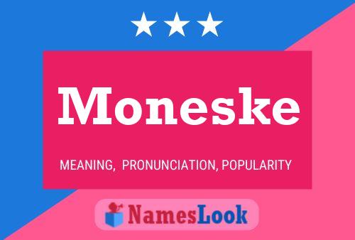 Moneske Namensposter