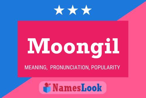 Moongil Namensposter