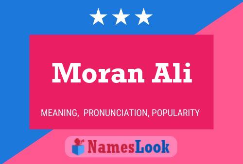 Moran Ali Namensposter