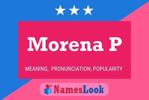 Morena P Namensposter