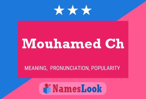 Mouhamed Ch Namensposter