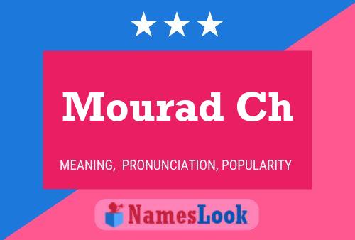 Mourad Ch Namensposter