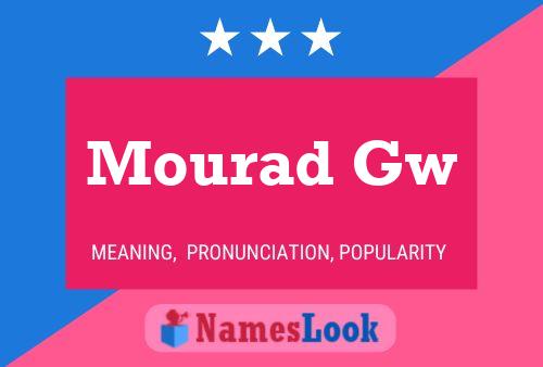 Mourad Gw Namensposter