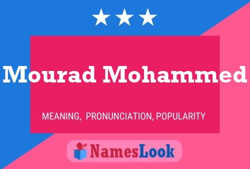 Mourad Mohammed Namensposter