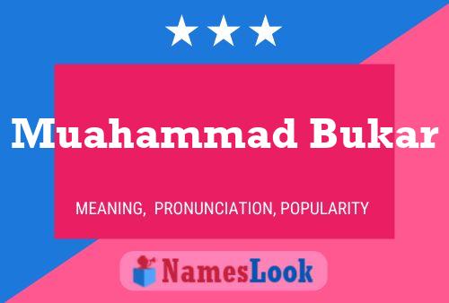 Muahammad Bukar Namensposter