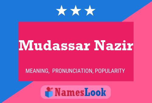 Mudassar Nazir Namensposter