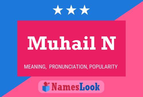 Muhail N Namensposter