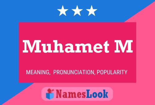 Muhamet M Namensposter