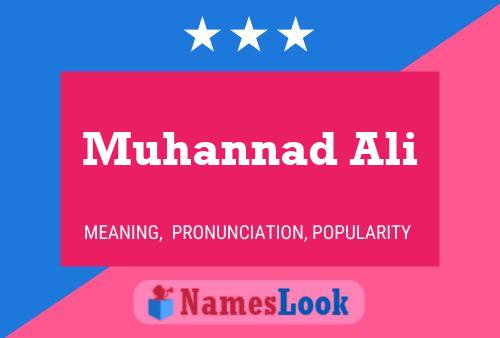 Muhannad Ali Namensposter