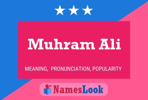 Muhram Ali Namensposter