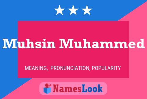 Muhsin Muhammed Namensposter