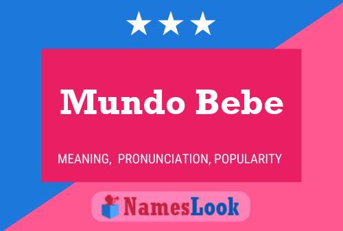 Mundo Bebe Namensposter