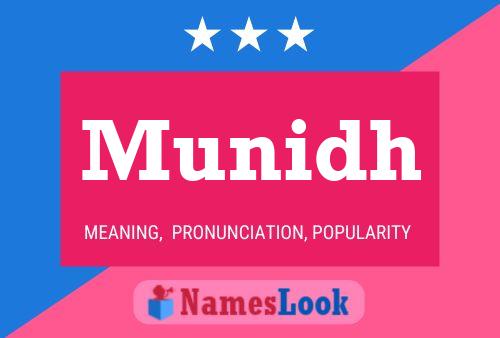 Munidh Namensposter