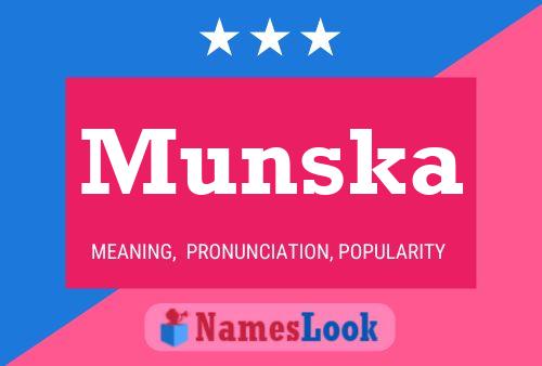 Munska Namensposter