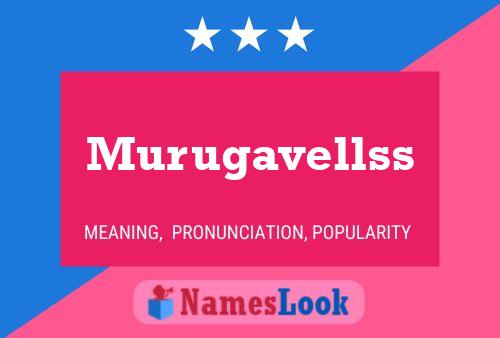 Murugavellss Namensposter